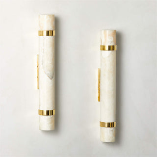 Zavaran Modern Minimalist Metal Onyx Wall Lamp - Lamp Copper