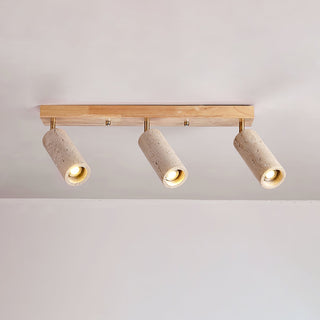 Eurliryra Multi-Cylinder Travertine Track Light - Neutralighting
