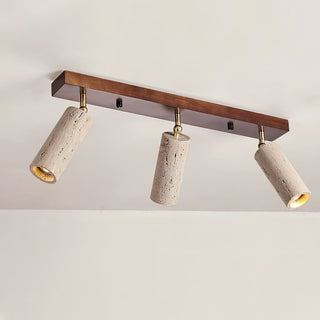 Eurliryra Multi-Cylinder Travertine Track Light - Neutralighting