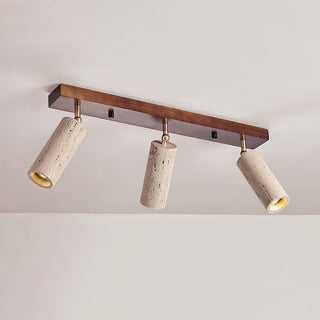 Eurliryra Multi-Cylinder Travertine Track Light - Neutralighting
