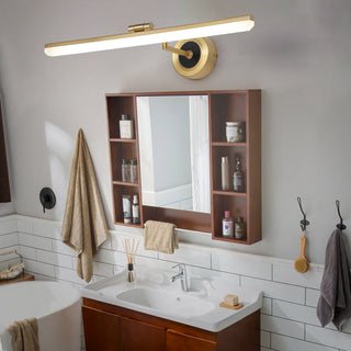 Arisha Minimalismo Vintage LED Applique Rettangolo Lineare Specchio