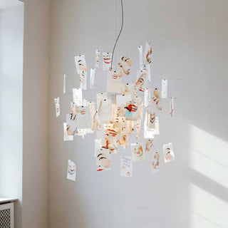Ortheen Individual Creativity Paper Metal Chandelier - Lamp Copper