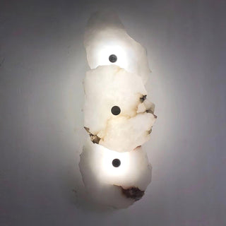 Ritta Lampada da Parete a Fiore in Alabastro