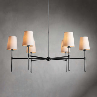 Silva Lampadario a 4/6 Luci Stile Metà Secolo