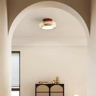 Valentina Lampada da Soffitto Flush Mount in Vetro Stile Retrò