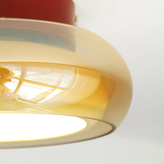 Valentina Lampada da Soffitto Flush Mount in Vetro Stile Retrò