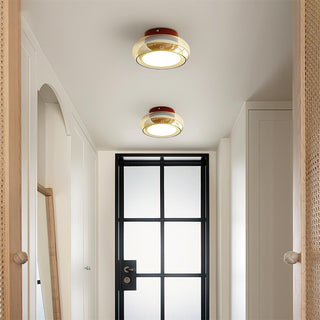 Valentina Lampada da Soffitto Flush Mount in Vetro Stile Retrò