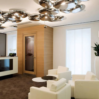 Valentina Lampada da Soffitto Contemporanea Skydro Grigio Fumo