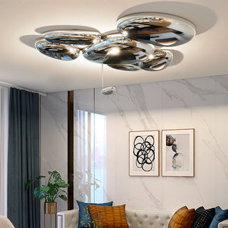 Valentina Lampada da Soffitto Contemporanea Skydro Grigio Fumo