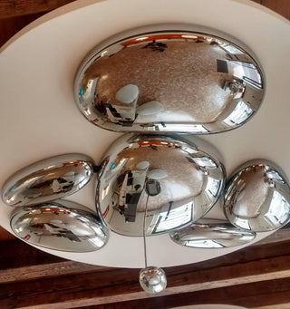 Valentina Lampada da Soffitto Contemporanea Skydro Grigio Fumo