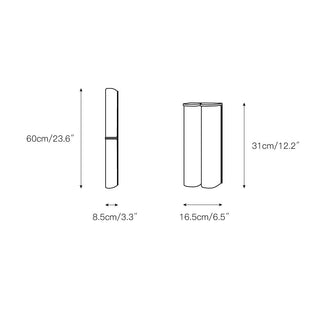 Alraeir Modern Minimalist Glass Wall Lamp - Lamp Copper