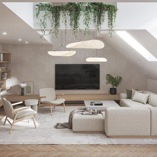 Tense Tyvek Pendant Lamp - Blowlighting