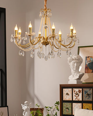 Elysion Gold Crystal Chandelier - Letslighting