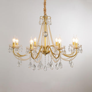 Elysion Gold Crystal Chandelier - Letslighting