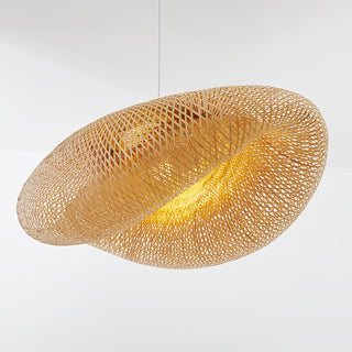 Ritta Moderne LED Lampade a Sospensione Bambù Sala da Pranzo/Cucina