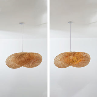 Ritta Moderne LED Lampade a Sospensione Bambù Sala da Pranzo/Cucina