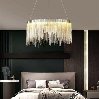Arisha Lusso LED Lampada a Sospensione Catena Nappa