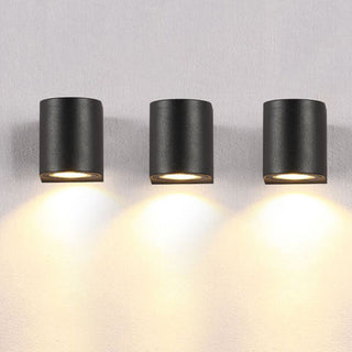 Ray Moderne LED Lampade da Esterno Metallo Nero Quadrato Minimalista