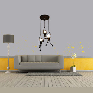 Arisha LED Ferro Speciale Design Uomo Lampada a Sospensione