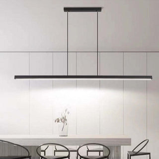 Arisha Moderna LED Lampada a Sospensione Metallo Nero/Marrone Lineare
