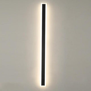 Ray LED Applique da Esterni Metallo Nero Lineare Impermeabile Corridoio/Giardino