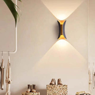 Ray Minimalismo LED Applique da Esterno Curva Montate Corridoio