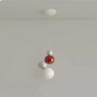 Valentina Moderno LED Metallo Sospensione Bianco Verde Rosso