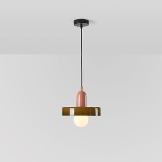 Valentina Moderni Design LED Lampada a Sospensione Multicolore Vetro