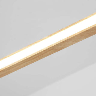 Muto Bellissimo LED Lampade a Sospensione Legno Ovale Contemporanee