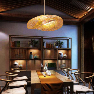 Ritta Moderne LED Lampade a Sospensione Bambù Sala da Pranzo/Cucina