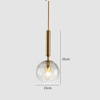 Valentina Moderno LED Vetro Palla Lampade a Sospensione Bianco/Chiaro