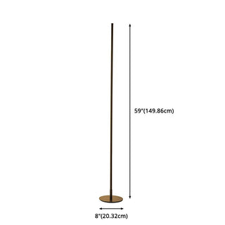 Arisha Minimalista Moderna LED Lampada da Terra Lineare
