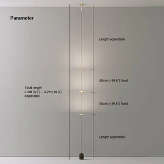 Mira Minimalista LED Insolito Lampade da Terra Metallo Lineare Snello