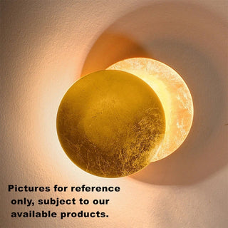 Aria Moderna LED Applique Metallo Bellissimo Luna Rotonda