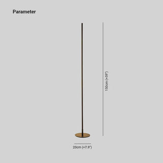 Arisha Minimalista Moderna LED Lampada da Terra Lineare
