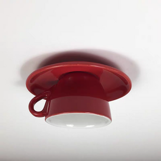 Valentina Moderno Tazze Caffè Ceramica Plafoniere, Blu/Rosa/Giallo