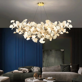Olivia Lampadario di Lusso in Ceramica con Forma a U
